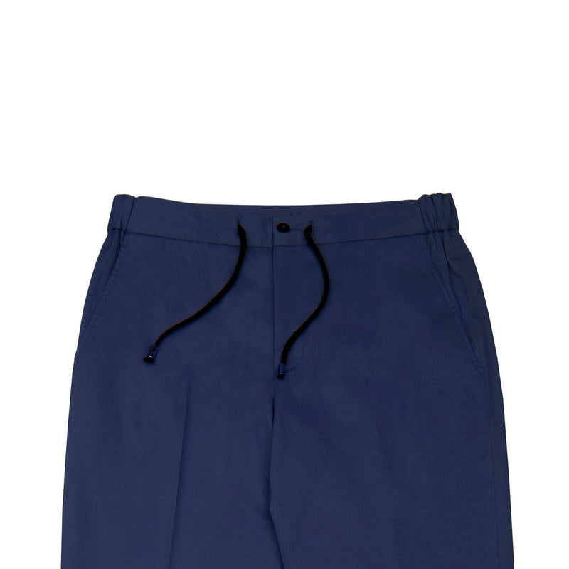 Royal Blue Tailored Drawstring Chino