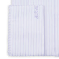 Lilac Striped Bespoke Shirt